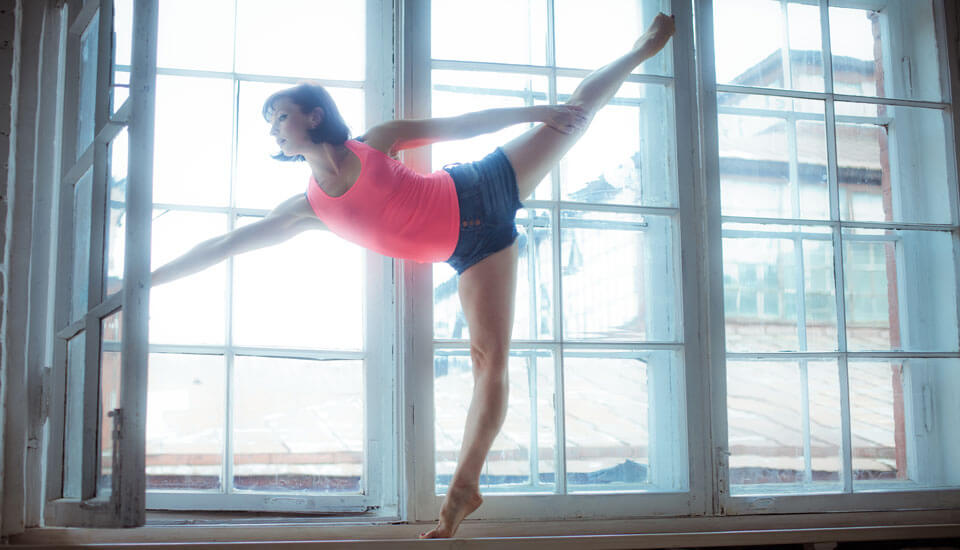 Маргарита Красавина преподает боди-балет в студии «Лето!»
